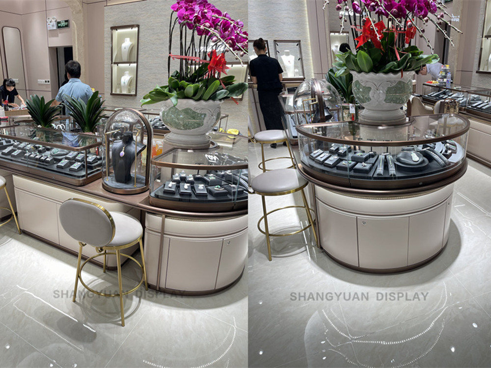 luxury jewelry showcase